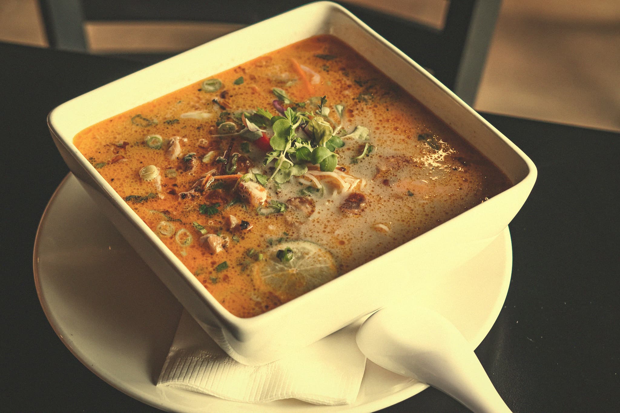 Soupe thaï coco